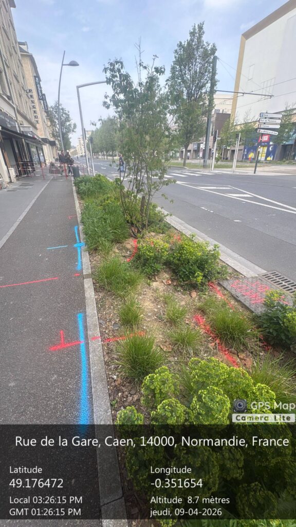 Intervention d'urgence – Rue de la Gare, Caen